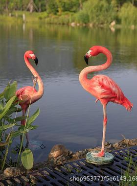 仿老大鹰火烈鸟公园装饰品园真景观庭院田林园绿地工艺品老鹰动物
