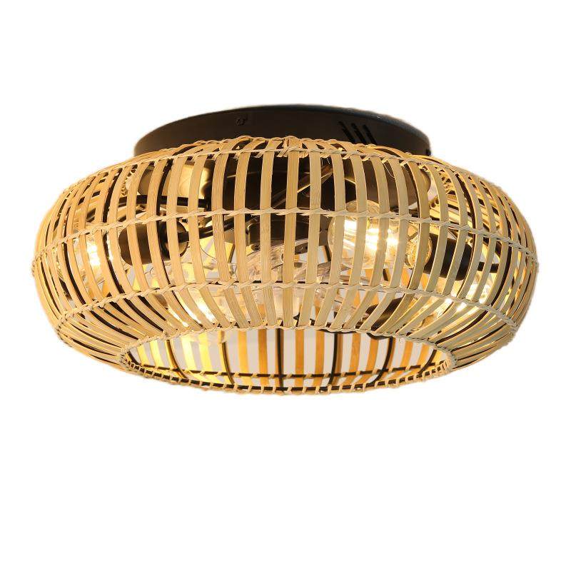 卧室吸顶灯998编织藤条编绳吊扇书美式竹复古餐厅客厅房灯吊扇灯,淘宝优惠券,粉丝福利购,淘宝优惠卷