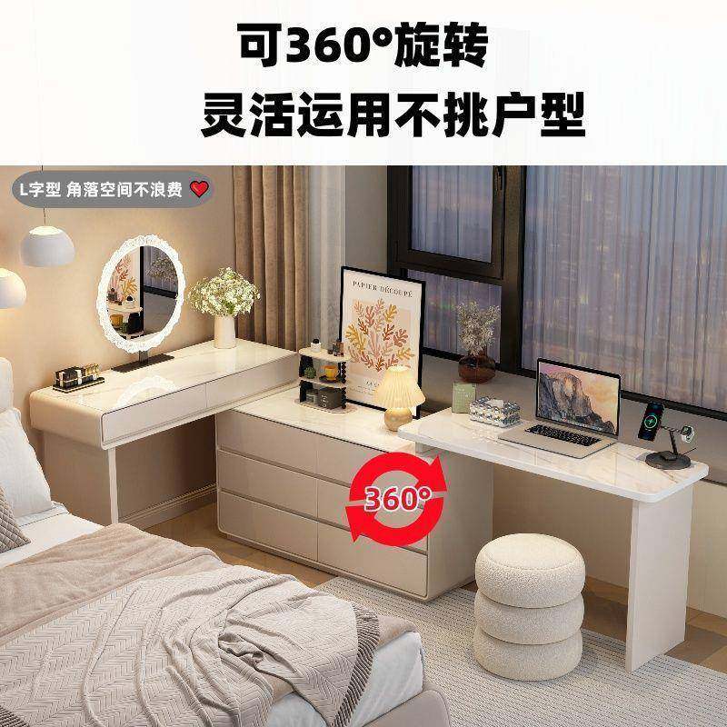 20一5新新款中式风梳妆台大斗柜电脑桌体2DDG梳妆台奶油风卧室梳,淘宝优惠券,粉丝福利购,淘宝优惠卷