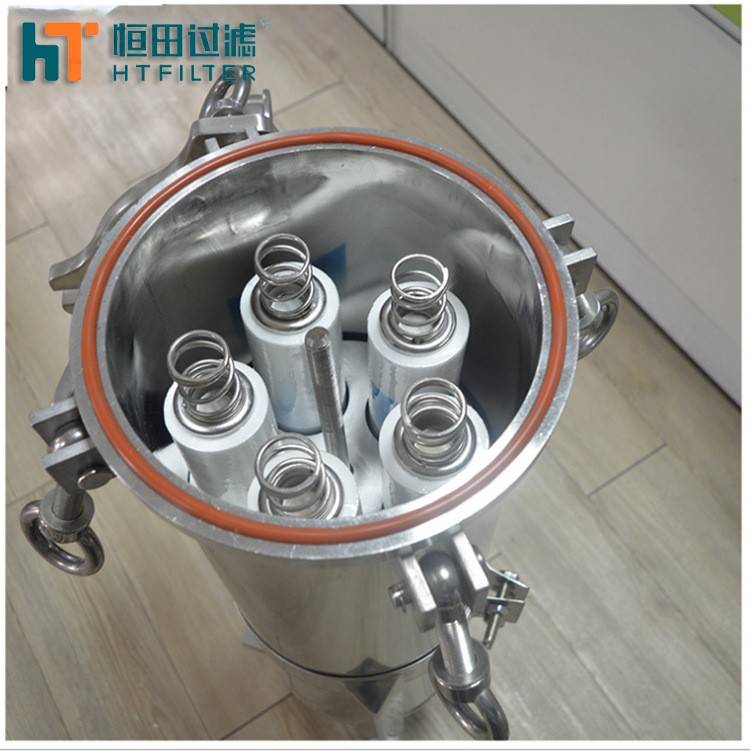 厂家直供不锈钢304材质保安精密立式筒式滤芯式过滤器 - 图1