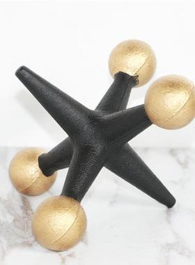 分子模型书靠书立办公室书房摆件书档创意时尚家居软装装饰品摆设