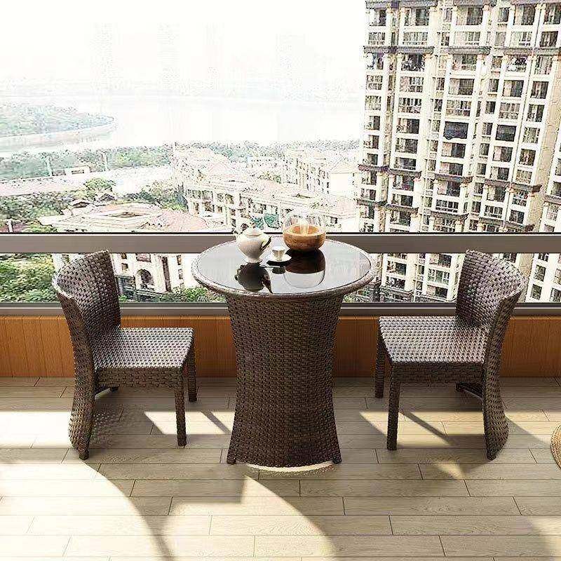 户外藤椅防件阳台休闲桌套椅靠背藤椅可收纳庭ANY三院藤制家具水,淘宝优惠券,粉丝福利购,淘宝优惠卷