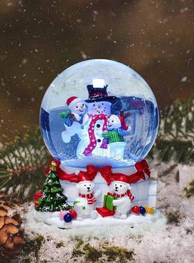 音乐盒加灯变色水球工艺品东莞