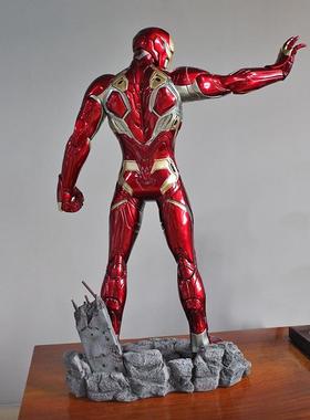 新款钢铁侠大号落地摆件玻璃钢超级英雄电影院商场客厅装饰雕像