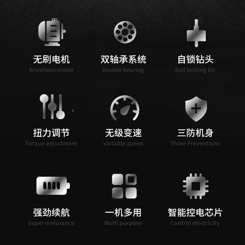 无刷电扳手锂电冲击扳扳手大YCE扭力充电手脚手架套木工汽修筒风 - 图1