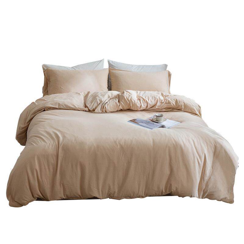 纯色天竺棉床笠单件被套全棉床单保护套纯棉针织棉单品床罩被罩枕 - 图3