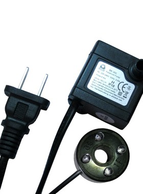 假山流水喷泉盆景水景鱼缸家用水泵微型小型潜水循环过滤静音配件