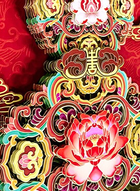 葫芦摆件非遗剪纸文创招财工艺品送老外装饰礼品乔迁新家开业礼物