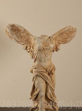 高档天|卢浮宫胜利女神| 欧式软装件摆 树脂工台艺品使雕塑装饰摆