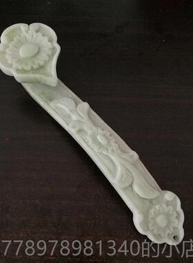 高档天然手工蓝玉如意家居田客厅办公室工艺摆品设 吉如祥意摆件