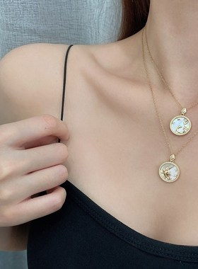 十二星座项链小众设计感金色气质时尚简约2020新款女锁骨链个性潮