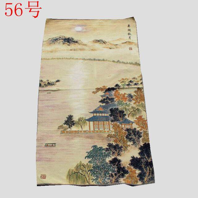 Direct selling antiques and miscellaneous brocade paintings and paintings collection Suzhou embroidery paintings QDV home decorations