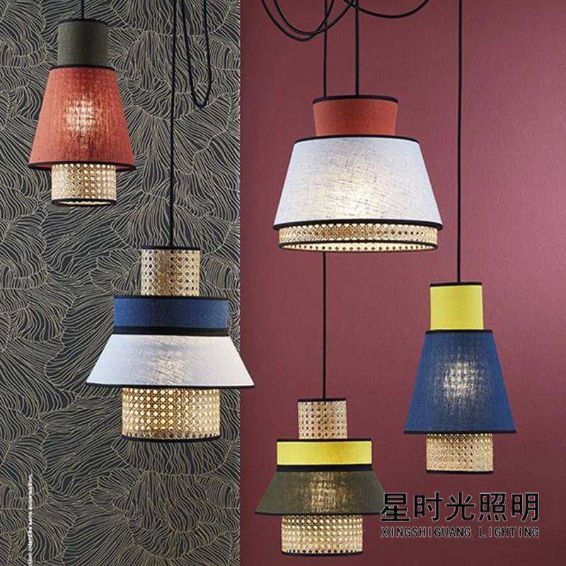 藤意编吊灯客厅约现代创个性简布艺酒店日式731餐厅吊灯,淘宝优惠券,粉丝福利购,淘宝优惠卷