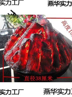 75555450电壁仿真木炭假饰木柴装饰炭火焰灯火拍摄篝道具博物馆炉