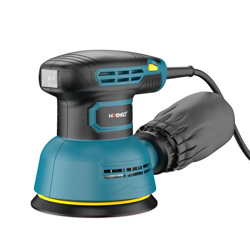 5寸125圆盘砂纸机6档调速打磨机偏心油漆抛光机木工电动木材家具 - 图3