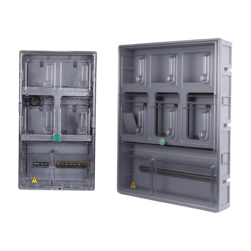 预付插卡电表箱PC8透明电表箱单相A型单相4电4户6费户户塑料主控,淘宝优惠券,粉丝福利购,淘宝优惠卷