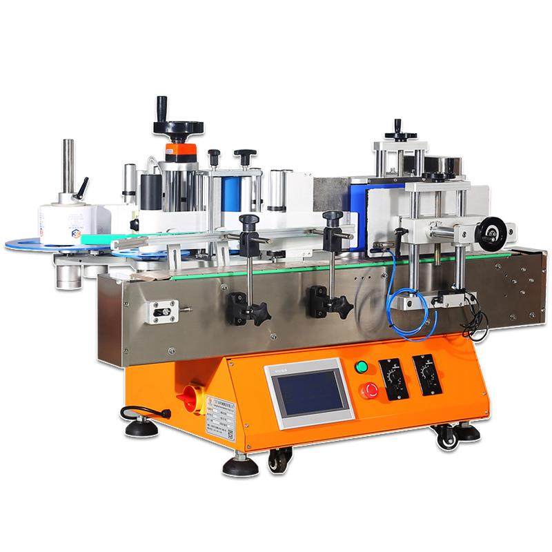 全自动桌面式搓滚圆瓶贴标机PE塑料六角玻璃瓶白红酒不干胶标签机,淘宝优惠券,粉丝福利购,淘宝优惠卷