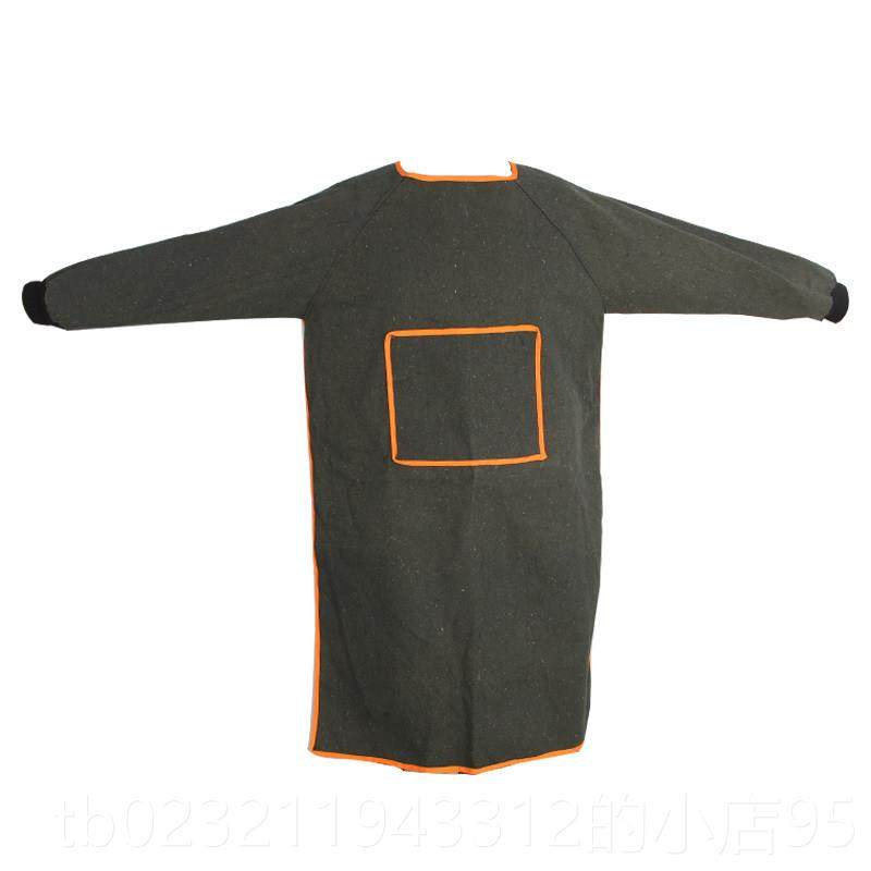 高档白帆布反罩衣棉电焊倒穿衣作服焊接切割劳保抗火工花穿飞溅工,淘宝优惠券,粉丝福利购,淘宝优惠卷