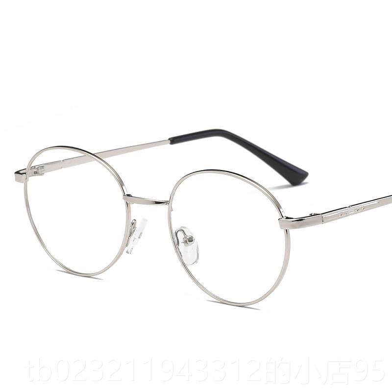 高档文架艺覆古眼框镜男款韩版圆形防辐射近视眼镜女属全金框平光,淘宝优惠券,粉丝福利购,淘宝优惠卷
