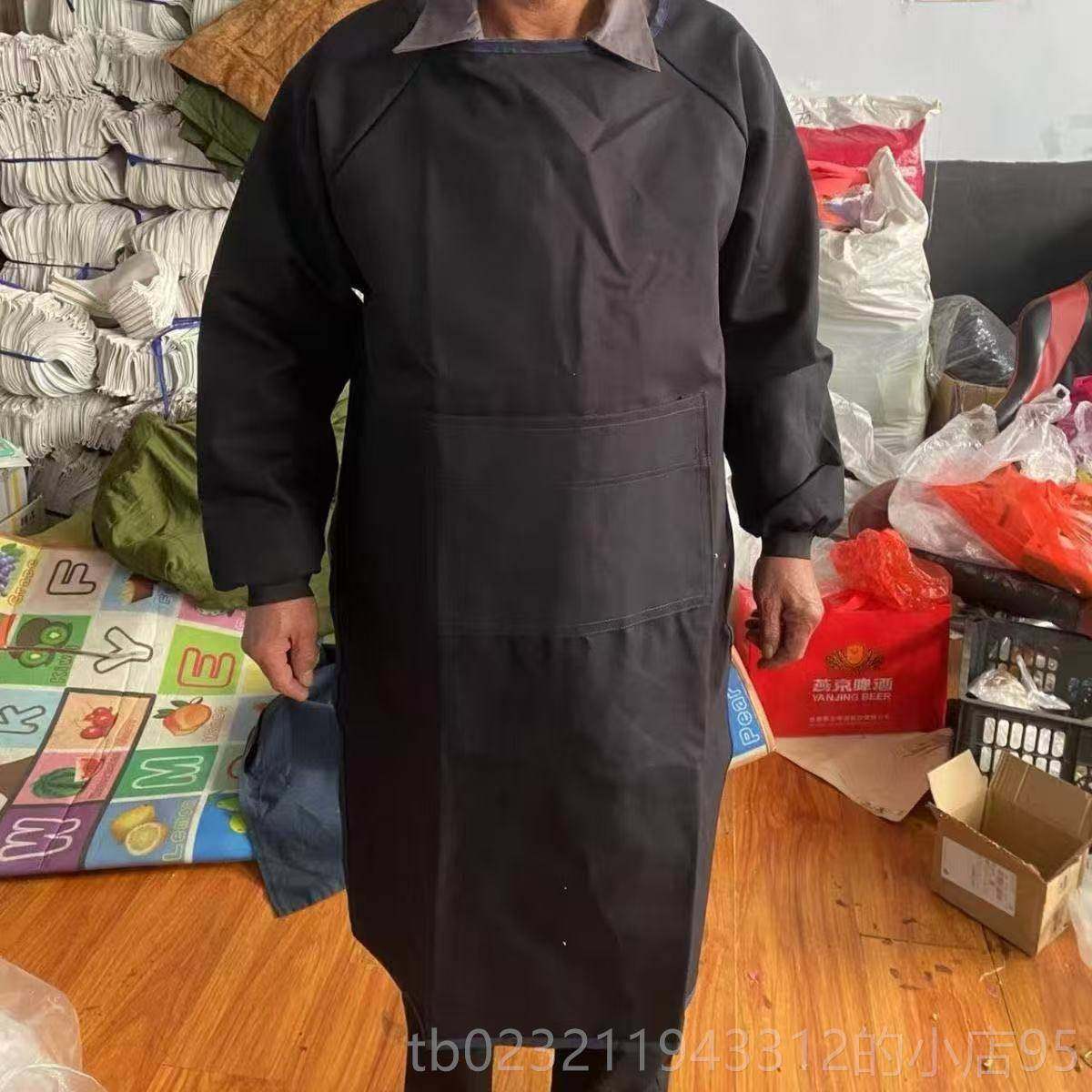 高档白帆布反罩衣棉电焊倒穿衣作服焊接切割劳保抗火工花穿飞溅工,淘宝优惠券,粉丝福利购,淘宝优惠卷