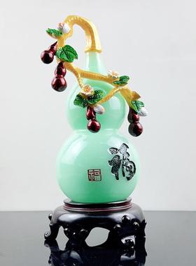 新上天然福气满K71272-7满葫芦摆件创意品家居款市酒柜工艺装饰摆