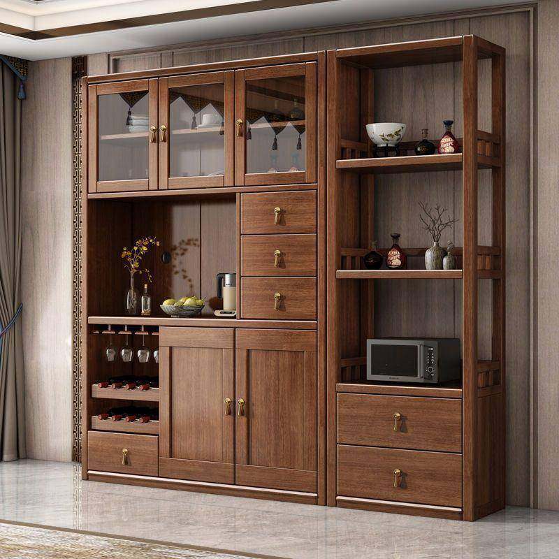 新中式木实木餐边柜中国DGR风高橱档实酒柜紫金檀柜餐柜收纳储边,淘宝优惠券,粉丝福利购,淘宝优惠卷