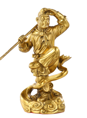 纯铜齐天大圣孙悟空摆件家居客厅斗战胜佛美猴王铜猴子工艺装饰品
