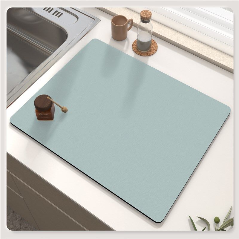 厨房台面沥水垫日式纯色硅藻泥软垫灶台水槽刷洗碗防烫置物吸水垫,淘宝优惠券,粉丝福利购,淘宝优惠卷
