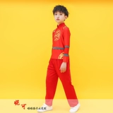 Детский спортивный лонгслив, костюм, китайский стиль, для выступлений