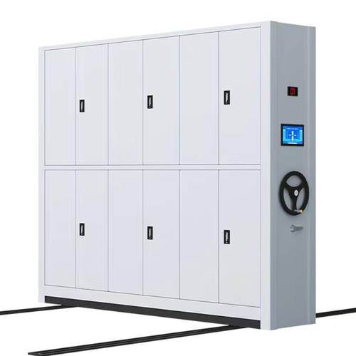 定制密集架档案室移动密集柜手摇式档案资料柜移动电动智能密集架 - 图2