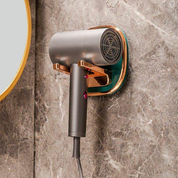 吹风机置物架免打孔卫生间电吹风挂架浴室壁挂式风筒支架收纳神器,淘宝优惠券,粉丝福利购,淘宝优惠卷