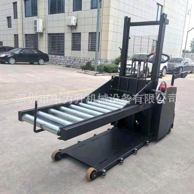 滚筒式单轴全电动堆高车电动上升下降手摇滚轮滚筒升高搬运叉车,淘宝优惠券,粉丝福利购,淘宝优惠卷