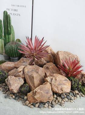 具仿真泡沫石头摆园林石头拍摄道假室内件雕塑模型造景麦太保庭院