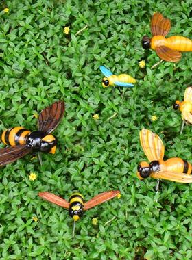 园林雕塑摆件仿真蜜蜂景观动物摆件园林小品公园景区花园庭院装饰