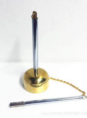 伸缩引磬纯铜伸缩引罄白杆子携带方便伸缩引庆 大小号