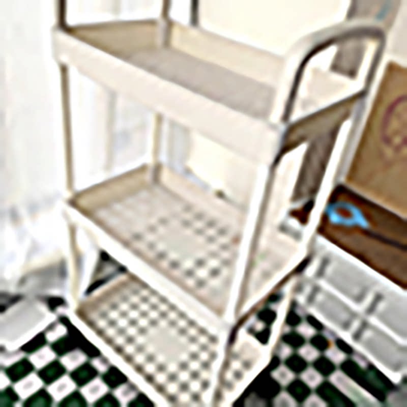 豆妈甄选A大号推车置物架厨房浴室落地多层收纳储物架