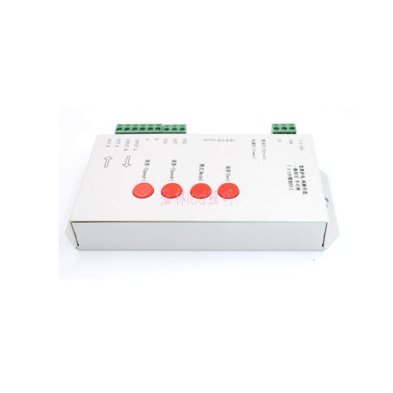 T-1000S全彩控制器IC幻彩灯条模组可编程点控制器带SD卡工程款,淘宝优惠券,粉丝福利购,淘宝优惠卷