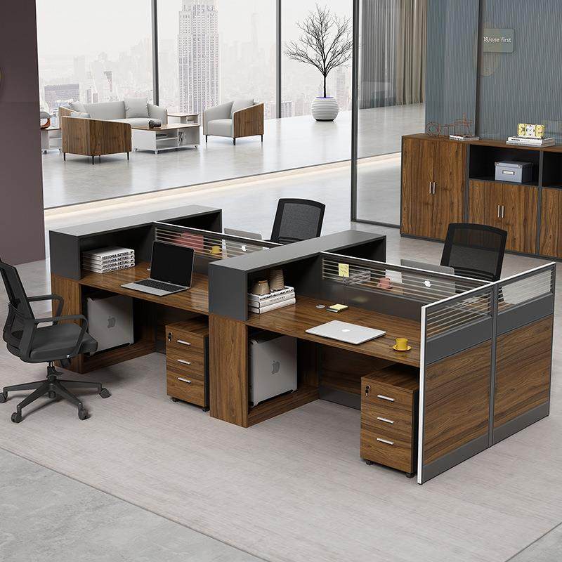 职员办公桌简约双人员工4四人位办公桌椅组合工位6卡位办公室桌子,淘宝优惠券,粉丝福利购,淘宝优惠卷