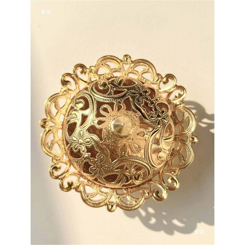 新品土其欧式tj#yj#j#立耳体花纹镂空设精计美金糖盒点合心盒轻奢,淘宝优惠券,粉丝福利购,淘宝优惠卷