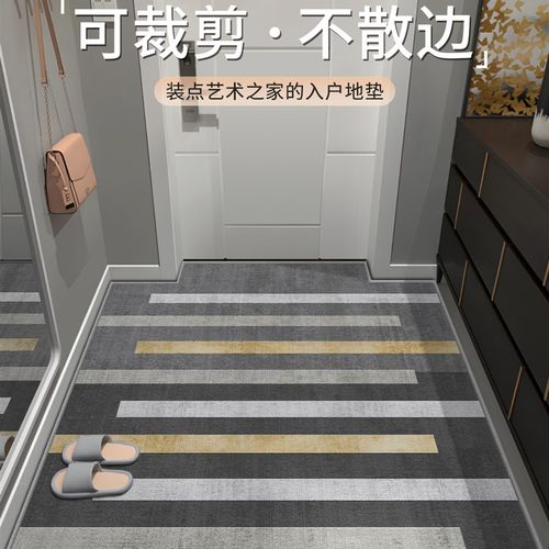 入户门地垫可裁剪玄关高档耐脏脚垫简约防滑地毯门垫进门门口家用 - 图0