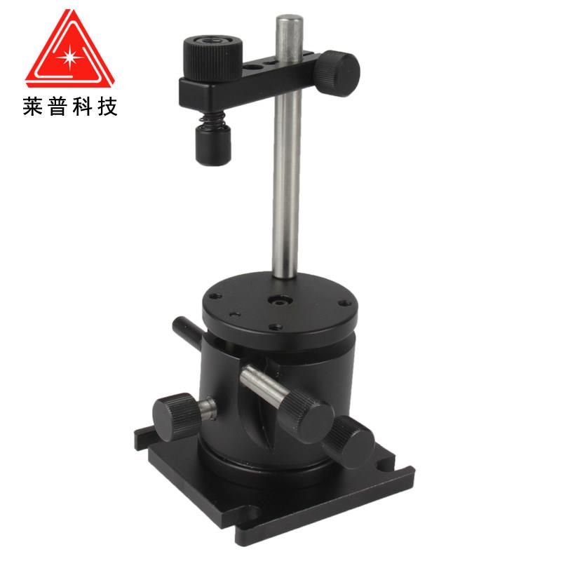 Optical three-dimensional adjustment frame manual rotation angle tilt platform lens clamping fixed workbench optical bench