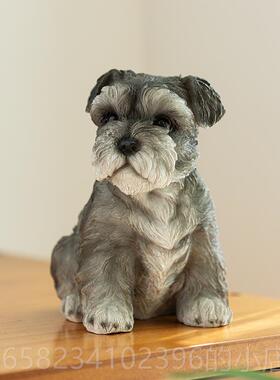 高档创意手工可爱边境牧羊面犬狗家居狗装饰摆摆件客厅卧室桌装饰
