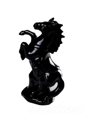 正品陶瓷生肖摆红色马摆件办公家居品简约现代工艺饰品设新场年景