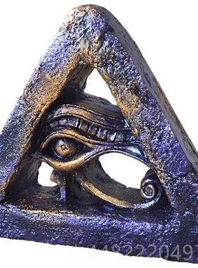 正品室澳洛瑞斯古及纪念品荷鲁斯之眼办公祝福埃酒吧创意装饰摆饰