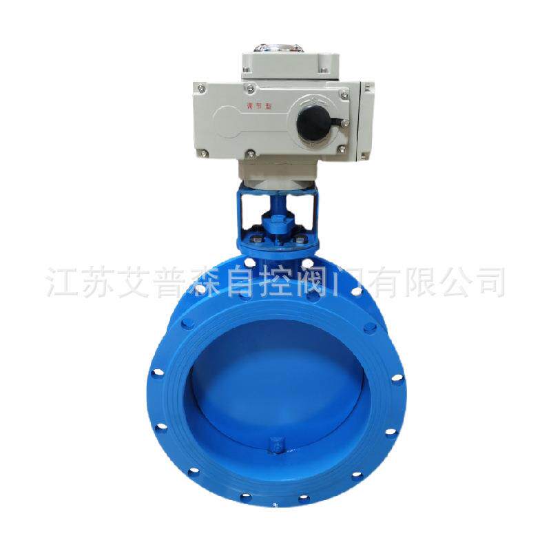 稳定可靠管道通风助手-D941W-1C智能调节电动烟气通风法兰蝶阀 - 图3