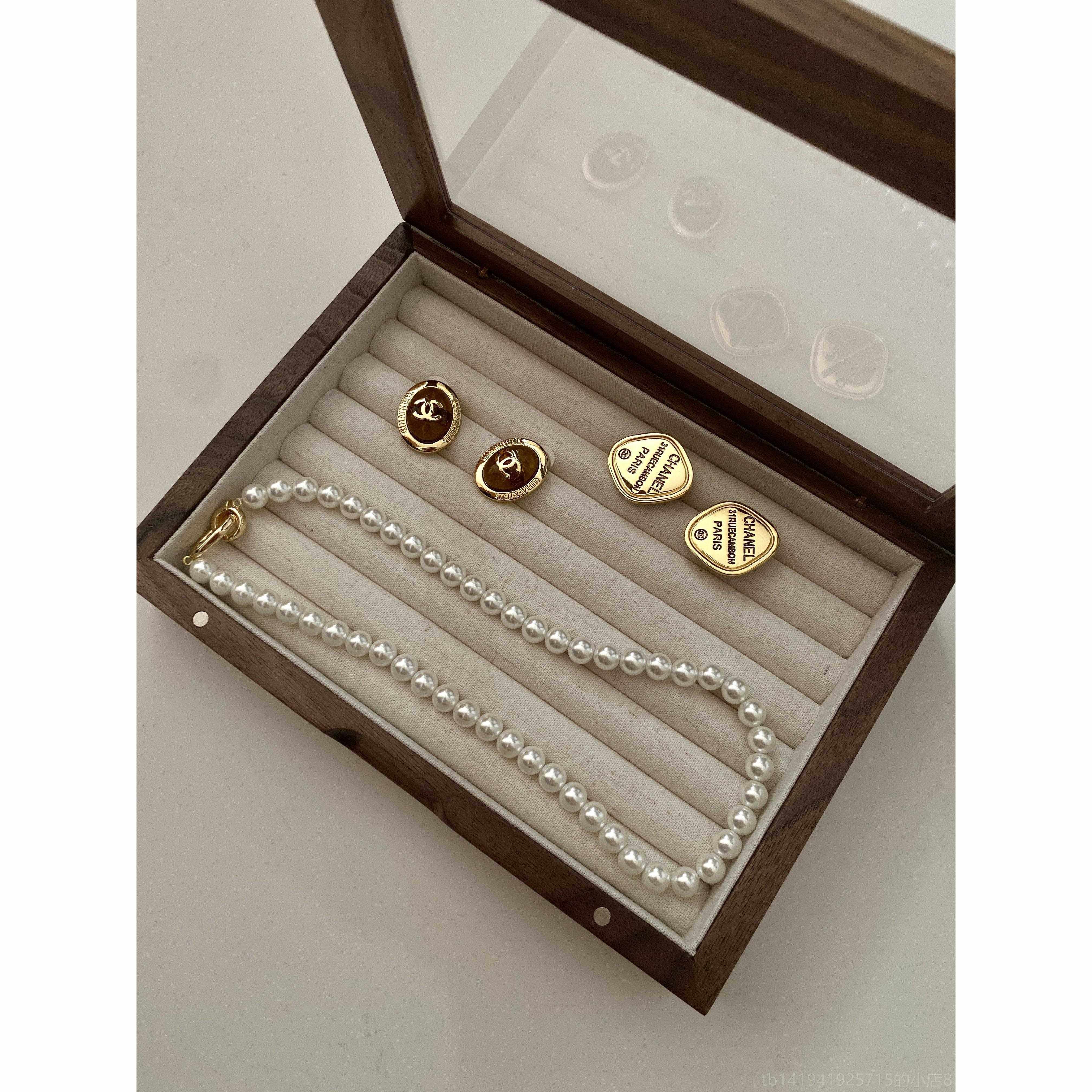 正品桃古实复木首饰盒胡木收纳盒戒指麻布内饰品盒衬陈列道具展示,淘宝优惠券,粉丝福利购,淘宝优惠卷