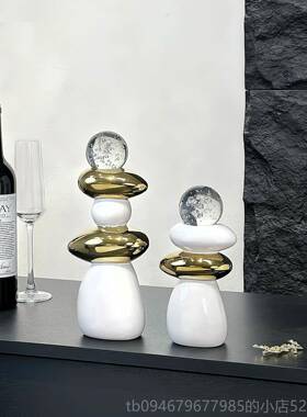 正品高级感时来转书房桌面开业礼物摆办公室玄关运厅电视柜装客饰