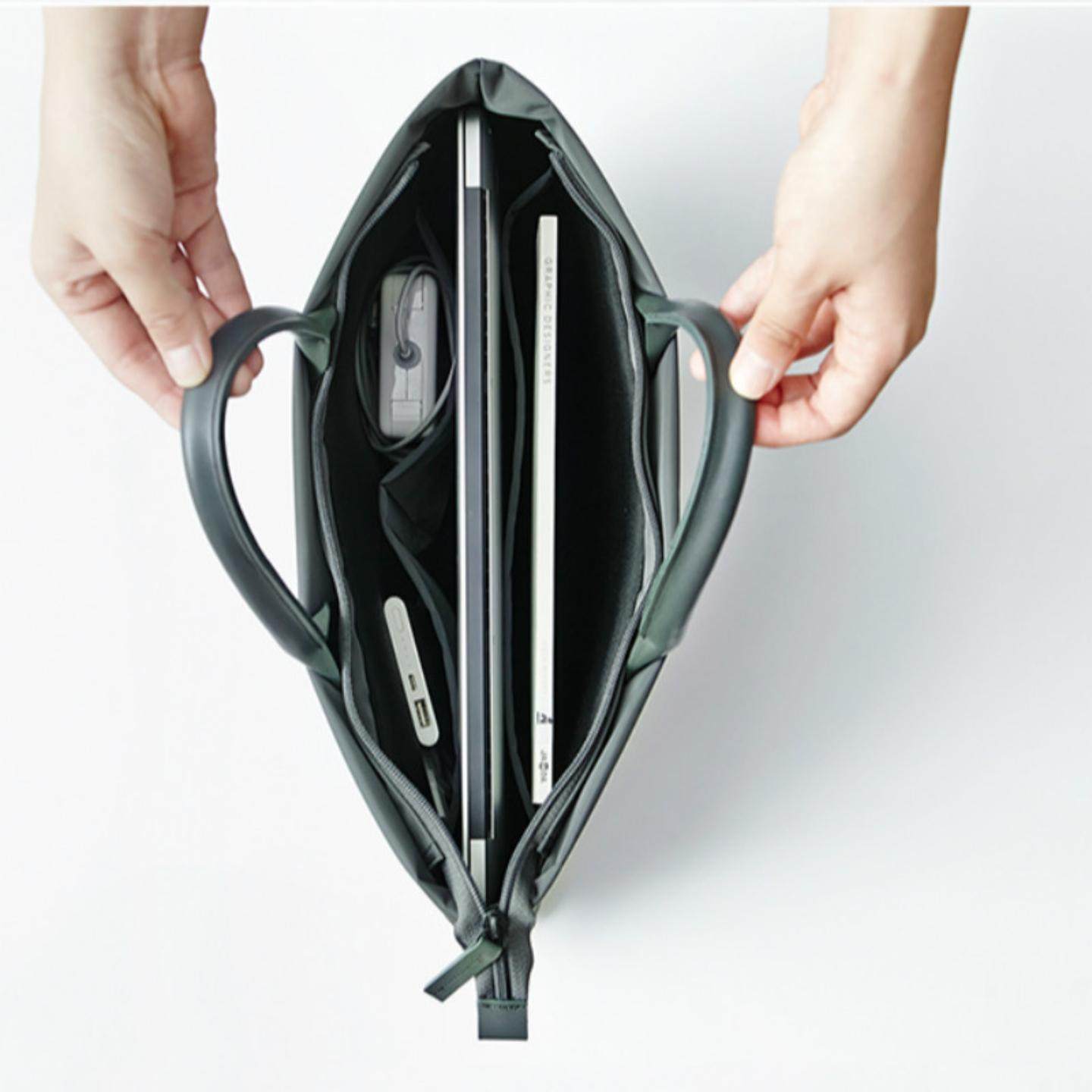 简约商务手提包男女公文包13.3寸14寸15.6寸笔记本电脑包文件袋,淘宝优惠券,粉丝福利购,淘宝优惠卷