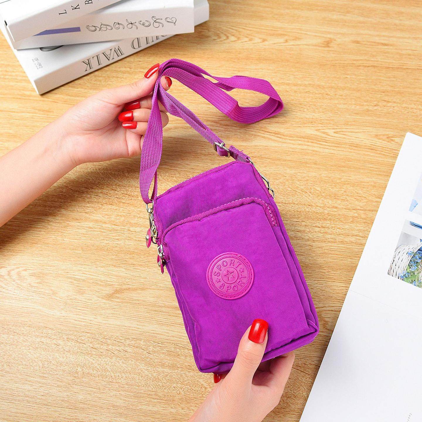 爆款热卖斜挎包手机袋零钱包手腕包女包零钱包 尼龙挂脖包跑步,淘宝优惠券,粉丝福利购,淘宝优惠卷