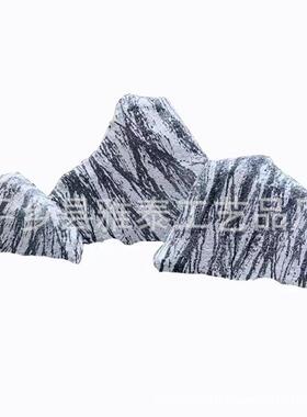 仿摆真雪石室内头景观造景雪浪石石装饰橱窗庭院切片玻璃钢假浪石